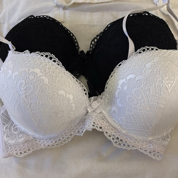 NWT Rene Rofe Demi lightly padded 2 pack bras 34C - Picture 6 of 6